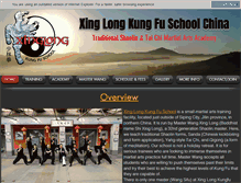 Tablet Screenshot of kungfuschoolchina.com